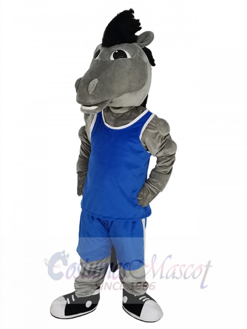 Mustang Horse mascot costume