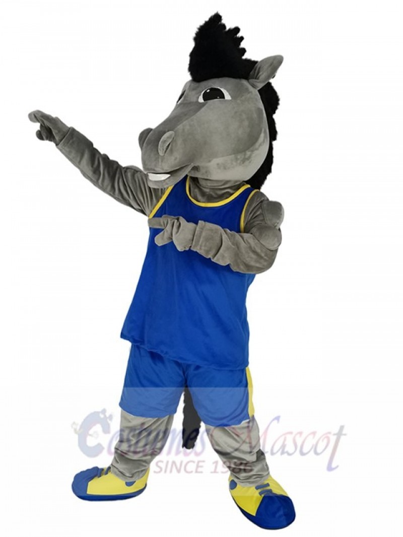 Mustang Horse mascot costume