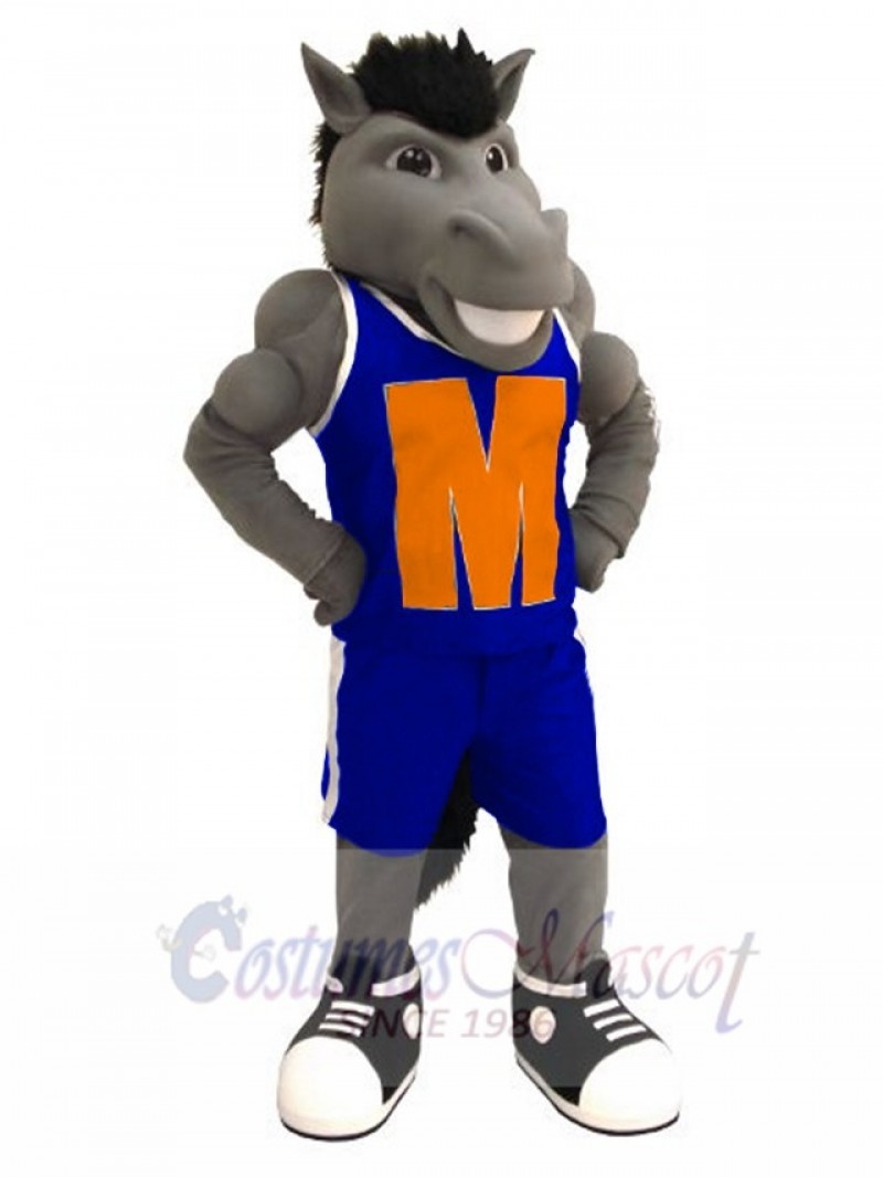 Mustang Horse mascot costume