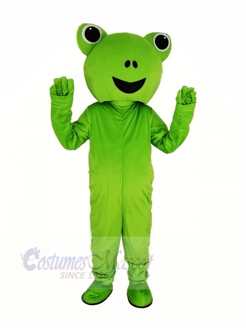 Green Frog Mascot Costume