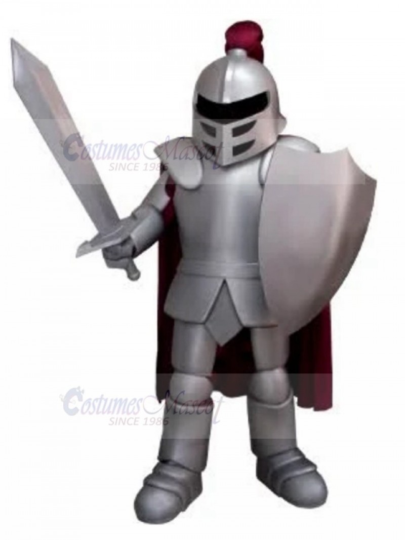 spartan knight mascot costume