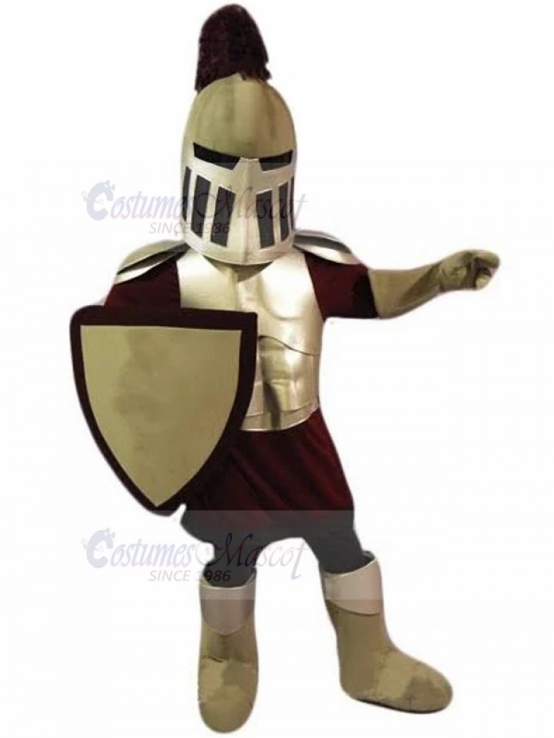 spartan knight mascot costume