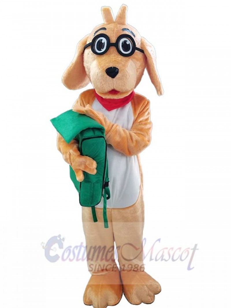 Retriever Dog mascot costume