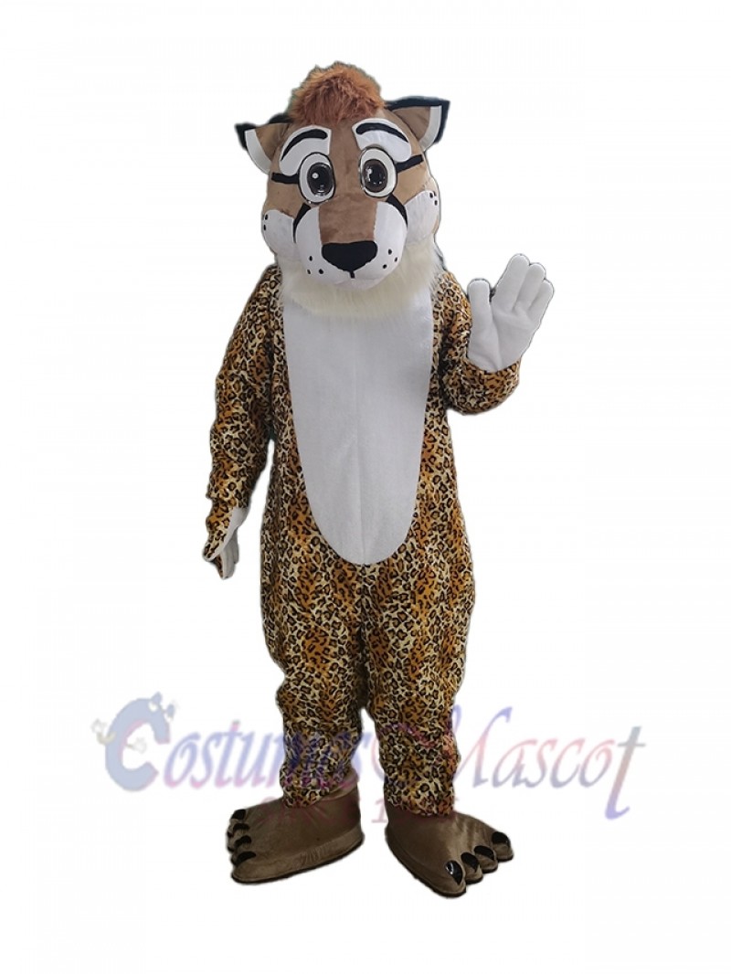 Leopard mascot costume