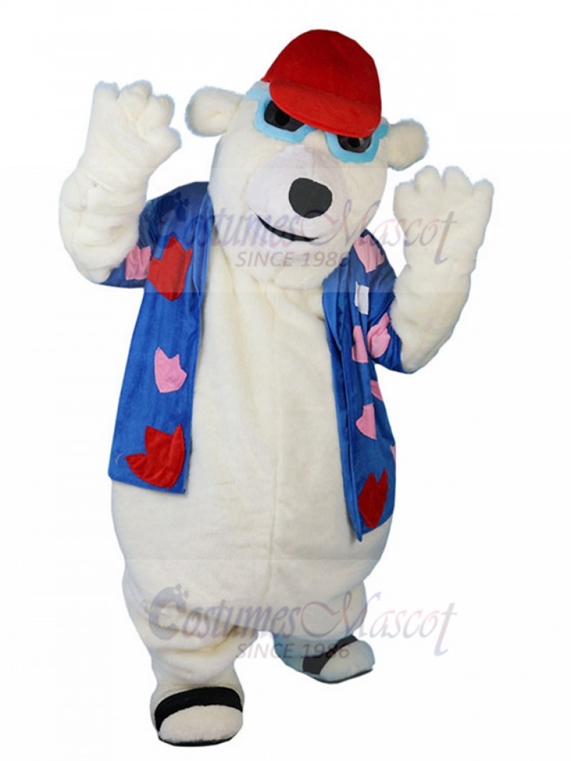 Polar Bear mascot costume