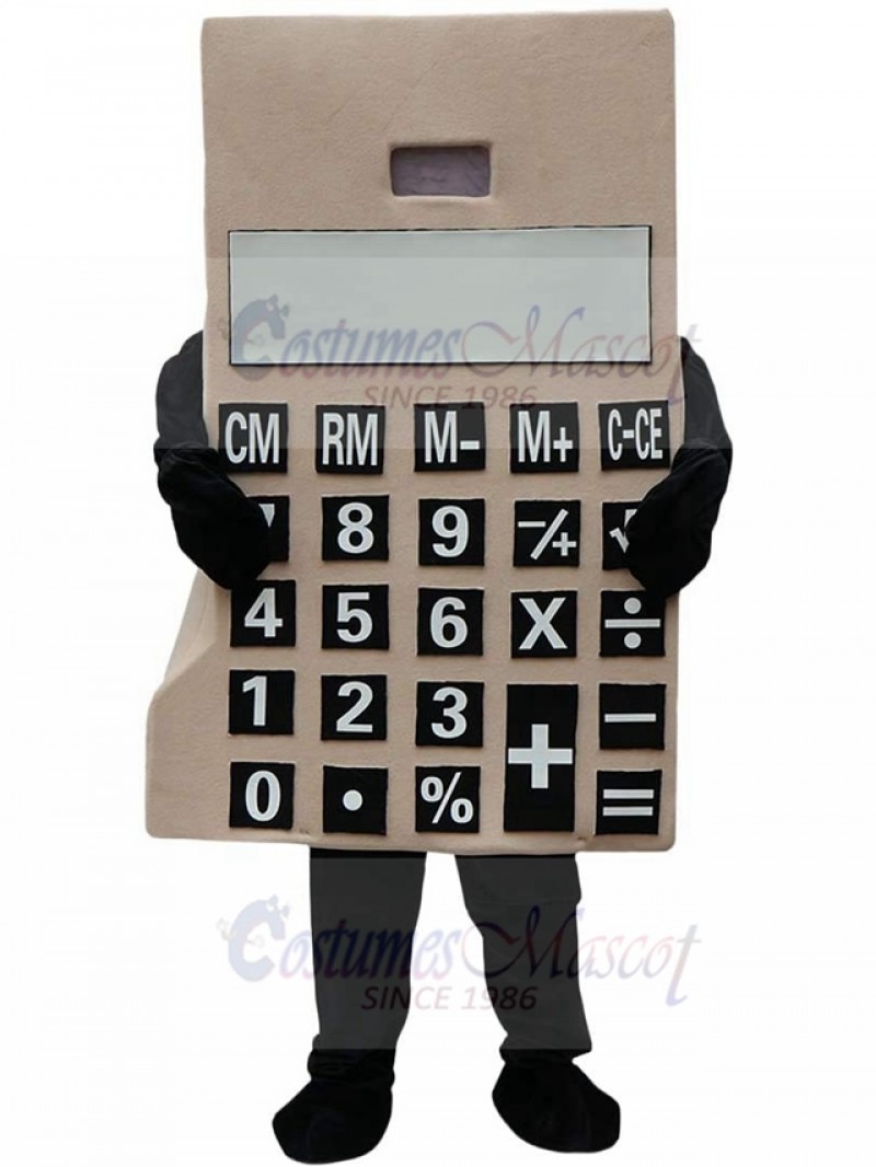 Calculator mascot costume