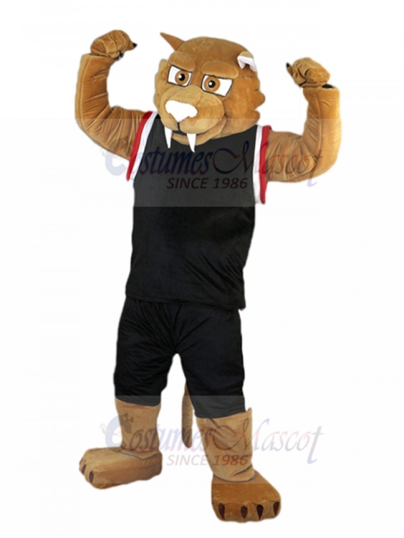 Leopard mascot costume