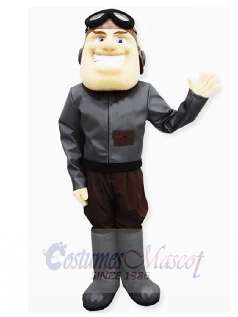 Aviator mascot costume