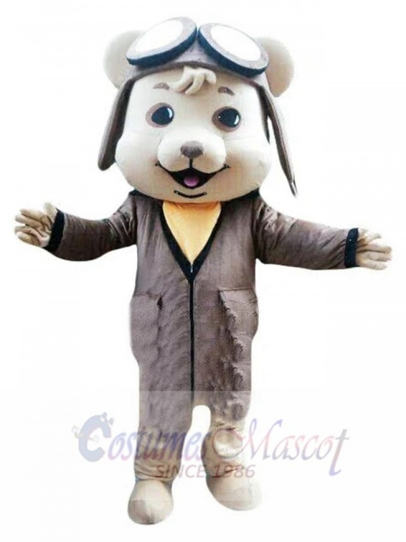 Pilot Mouse mascot costume