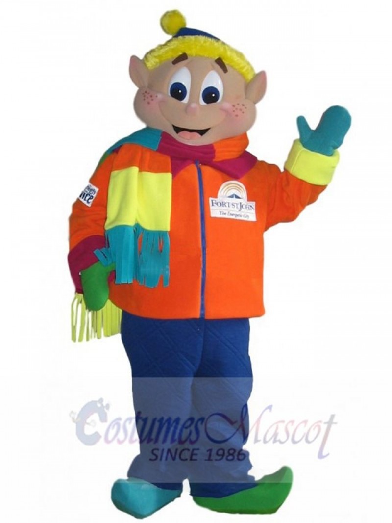 Elf mascot costume
