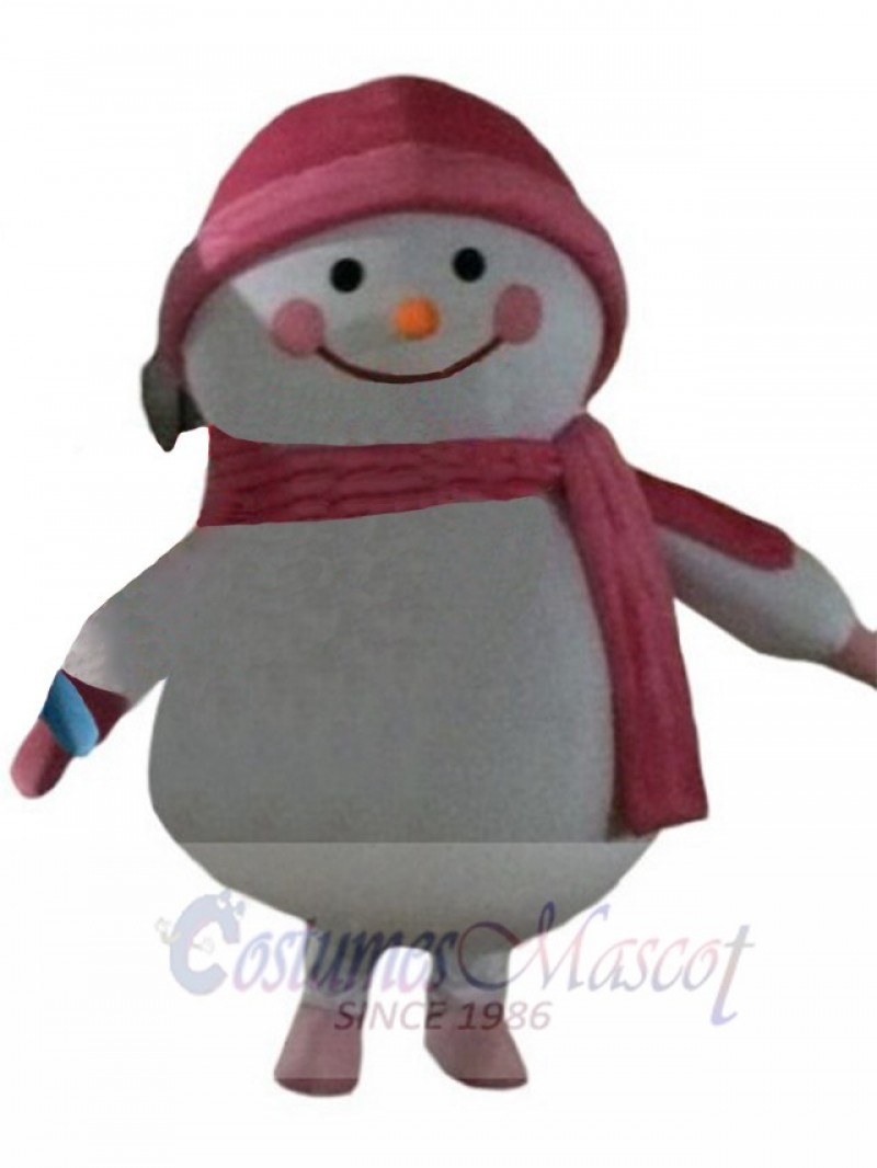 Snowman mascot costume