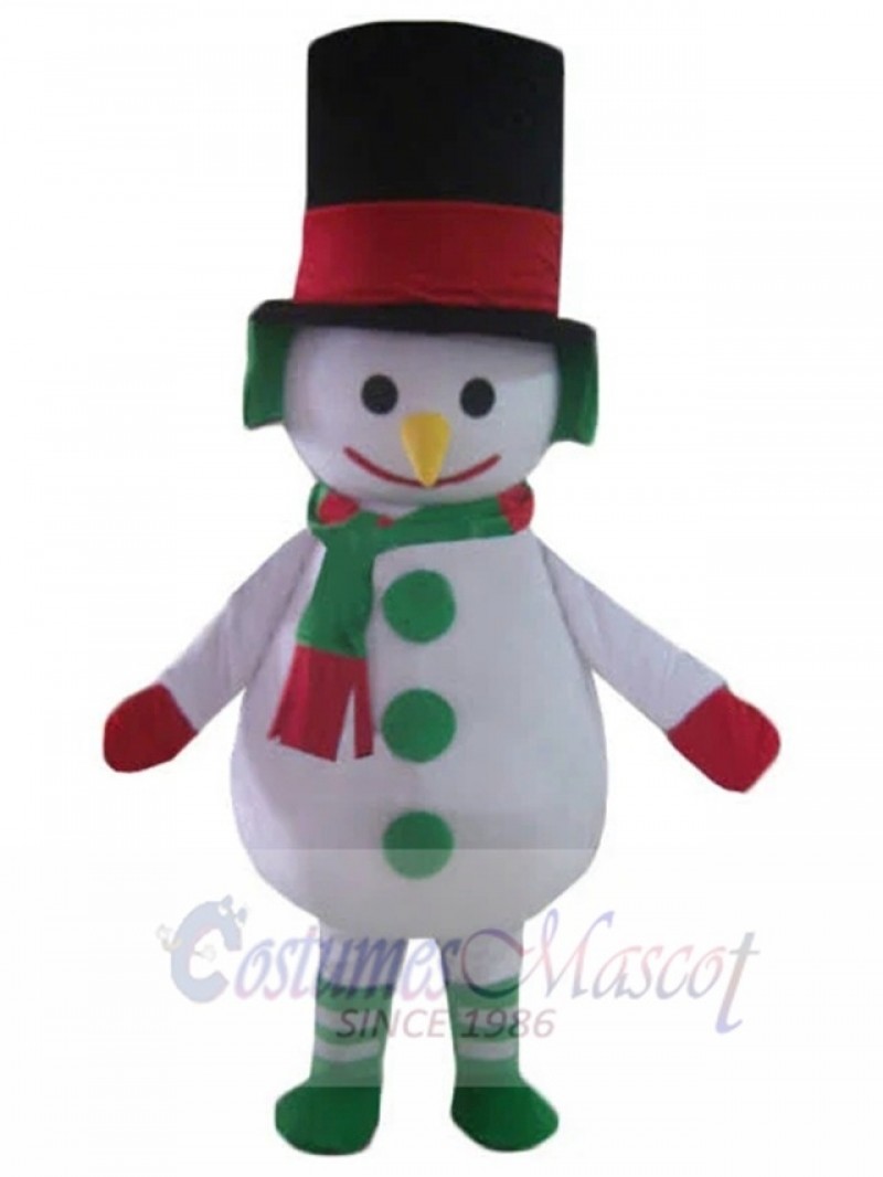 Snowman mascot costume