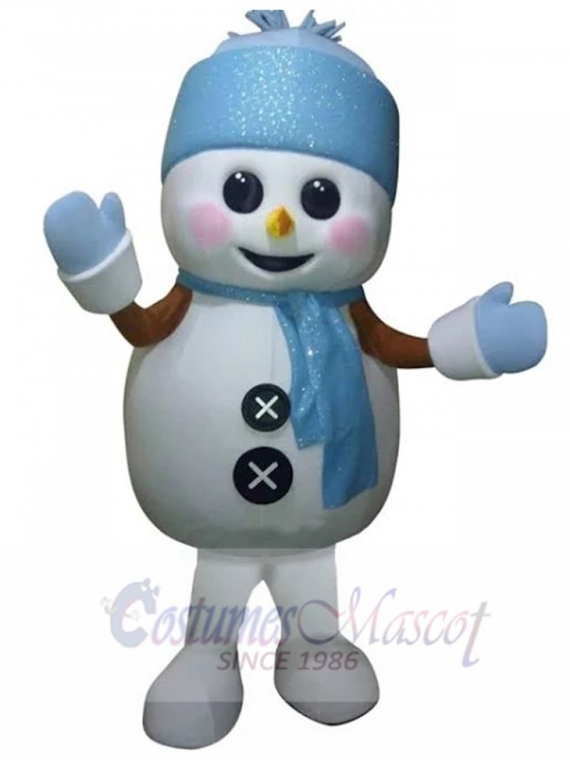 Snowman mascot costume