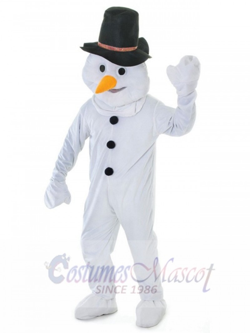 Snowman mascot costume