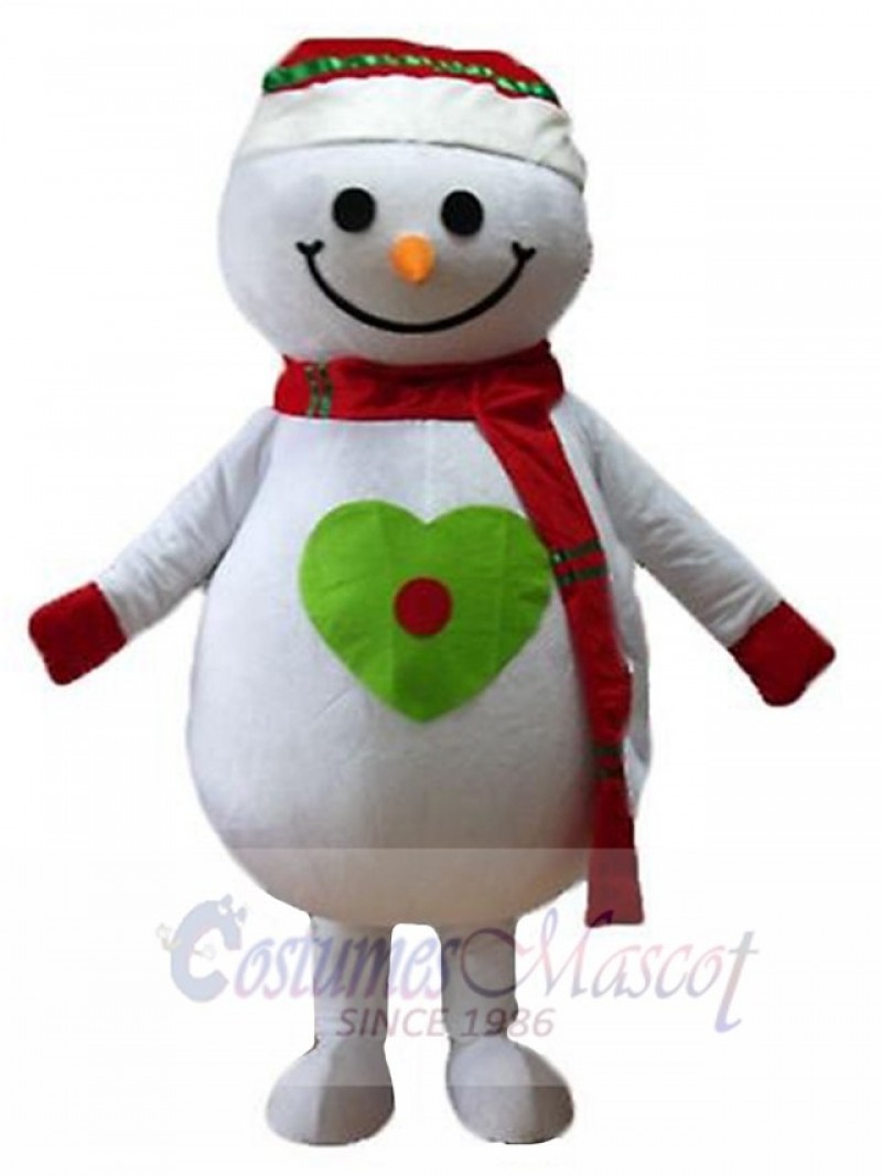 Snowman mascot costume