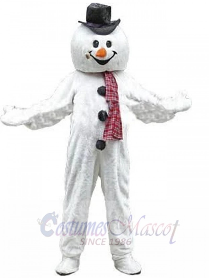 Snowman mascot costume