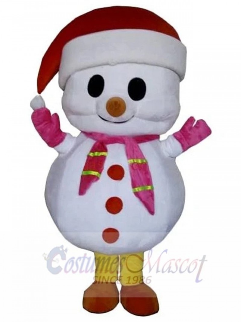 Snowman mascot costume