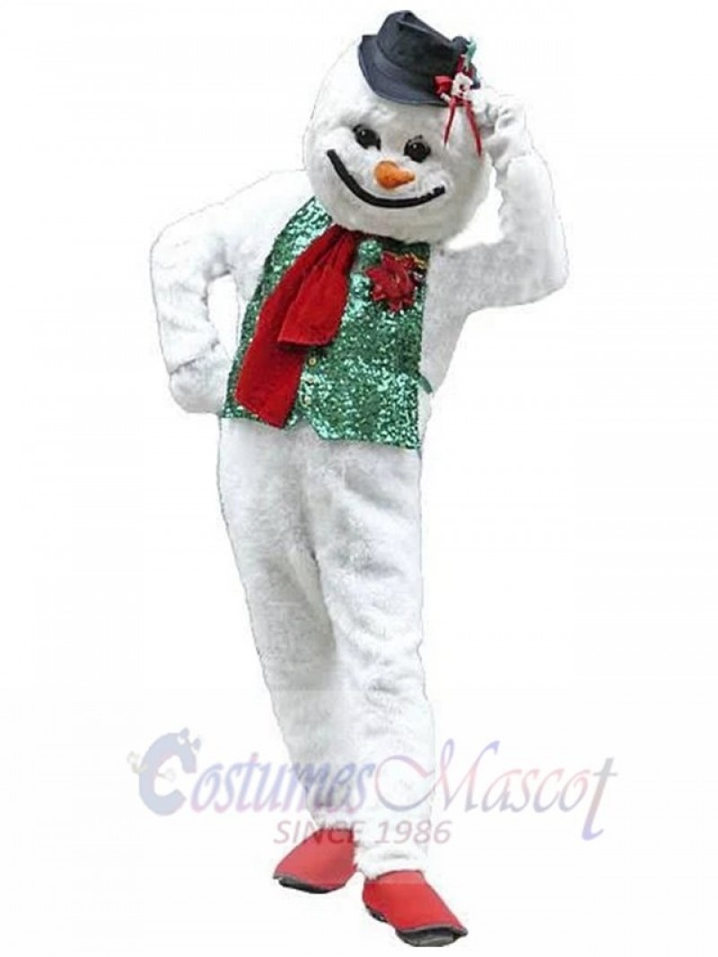 Snowman mascot costume