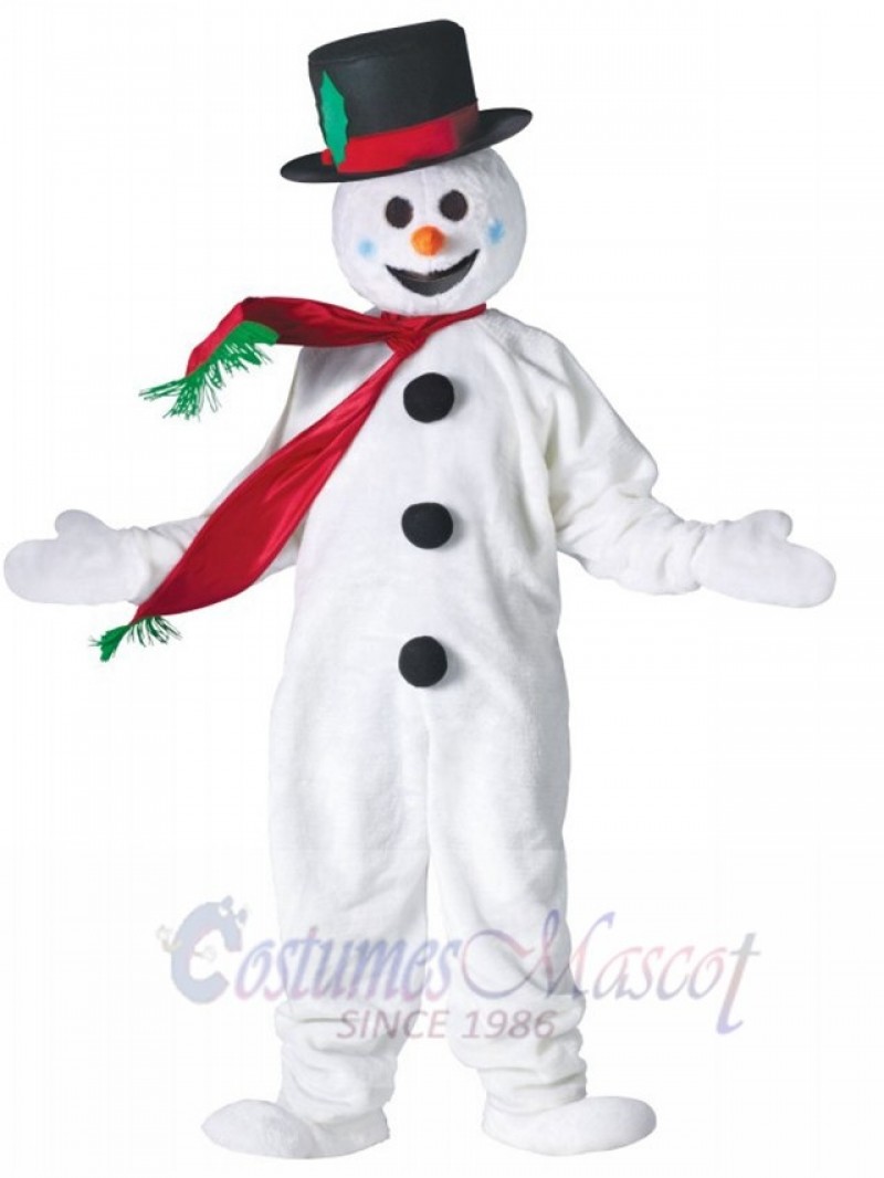 Snowman mascot costume