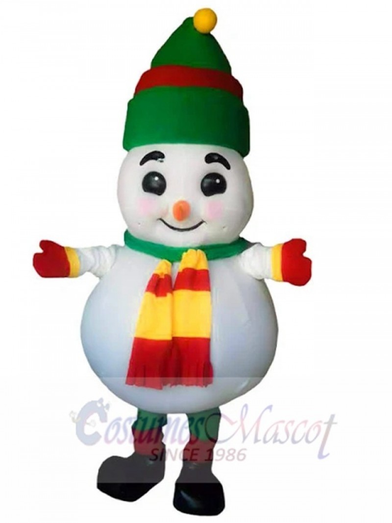 Snowman mascot costume