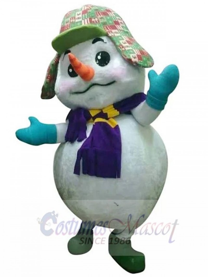 Snowman mascot costume
