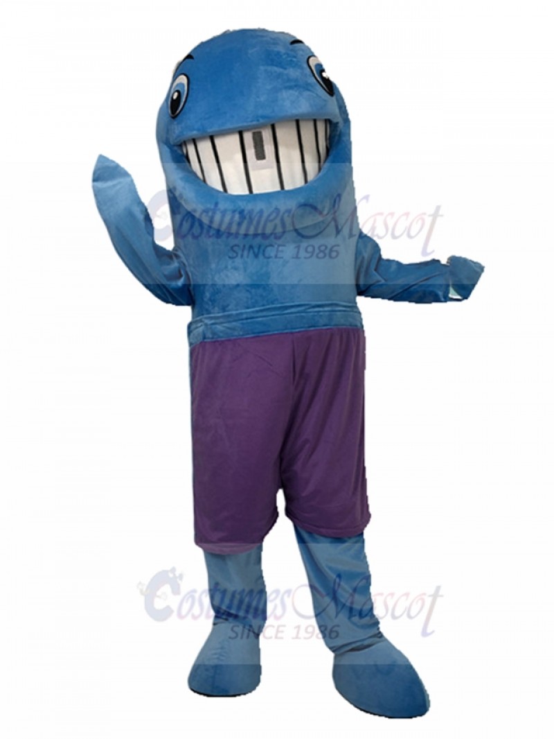 Whale mascot costume