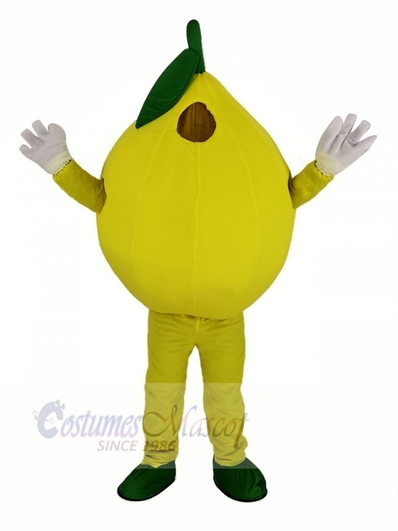 Yellow Lemon Mascot Costume