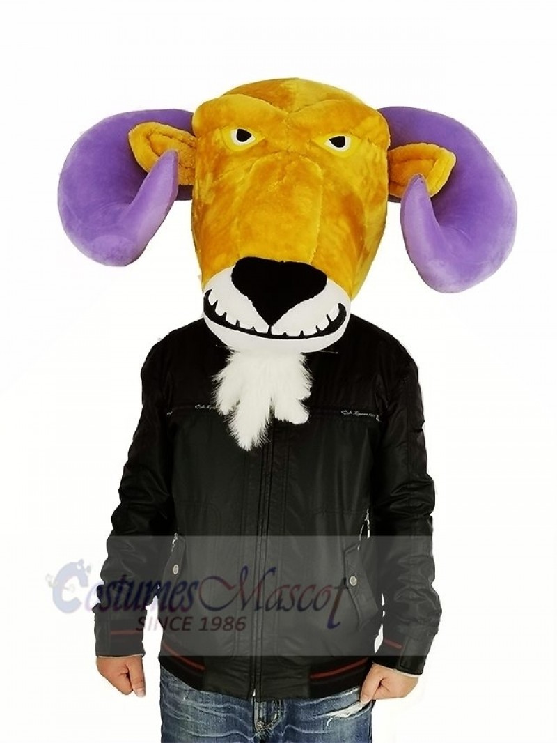 Cool Ram Mascot Costume Only Head