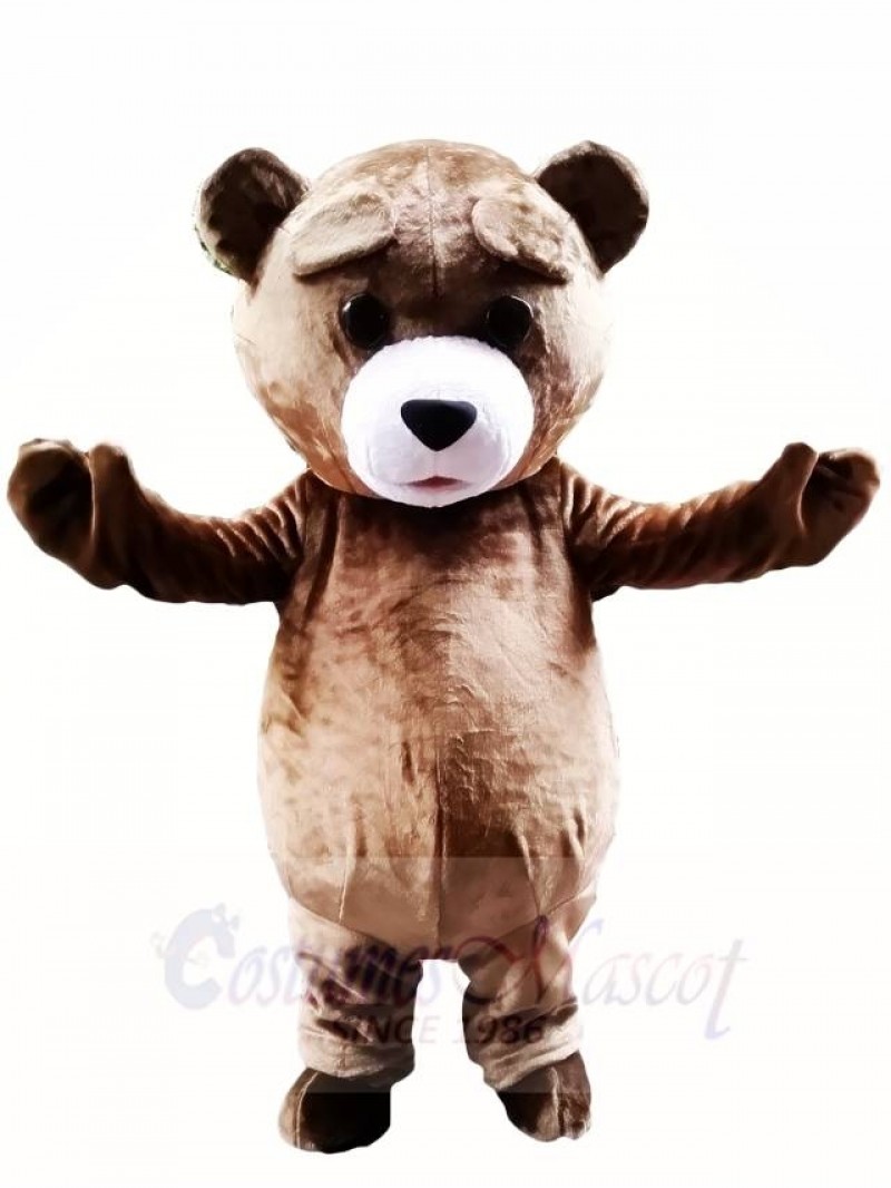 Brown Teddy Bear Mascot Costumes Animal