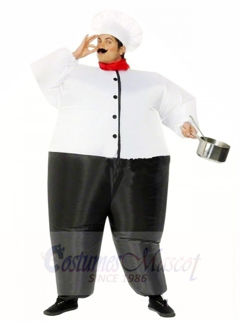 Big Chef Cook Inflatable Costumes Restaurant Promotion Suits for Adult 