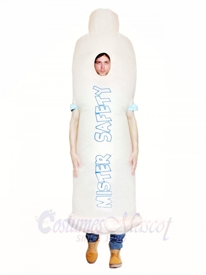 Condoms Mr Safety Inflatable Halloween Christmas Costumes for Adults