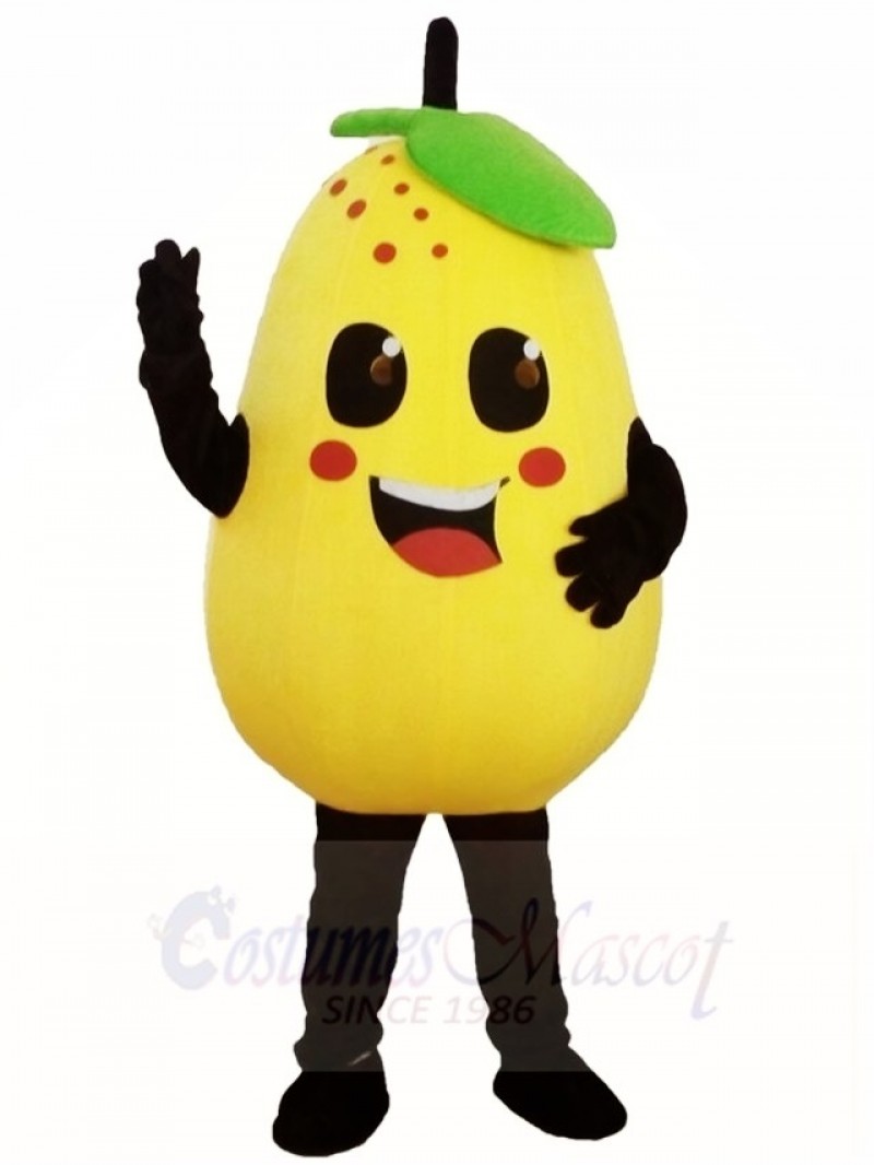 Yellow Pear Mascot Costumes Fruit