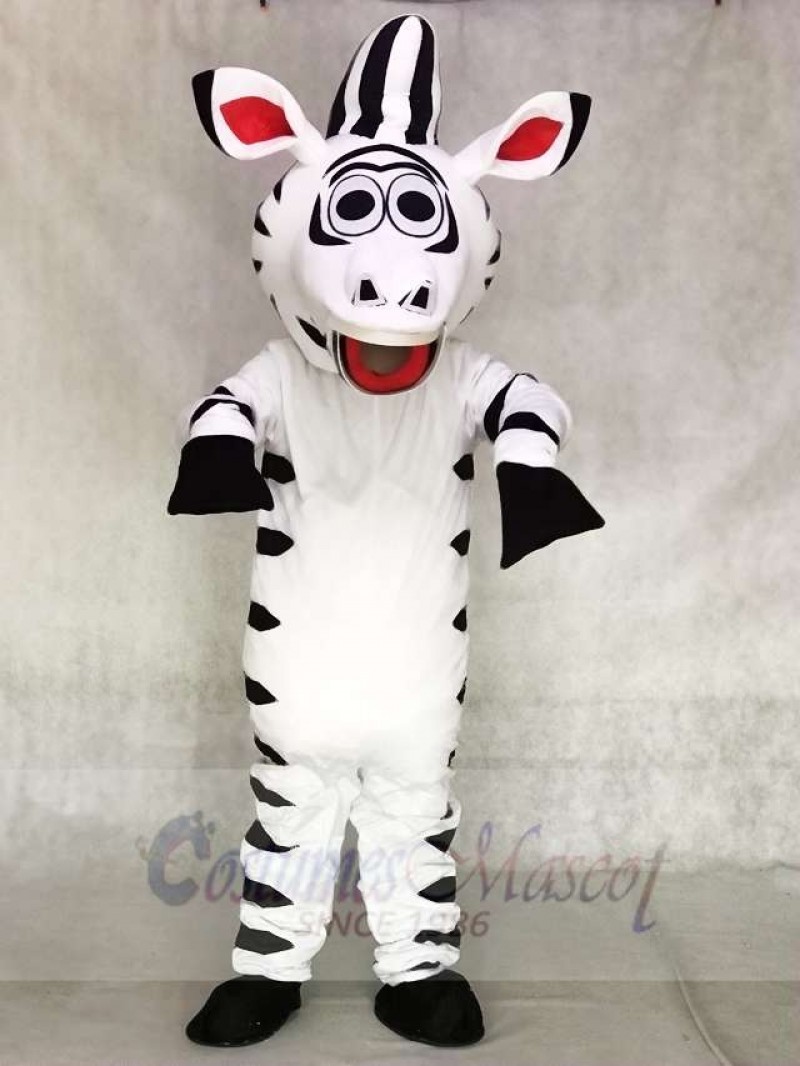 Cute Zebra Horse Mascot Costumes Animal