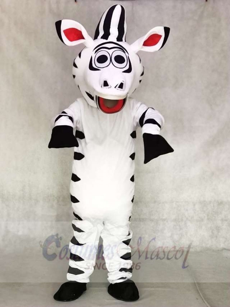 Cute Zebra Horse Mascot Costumes Animal