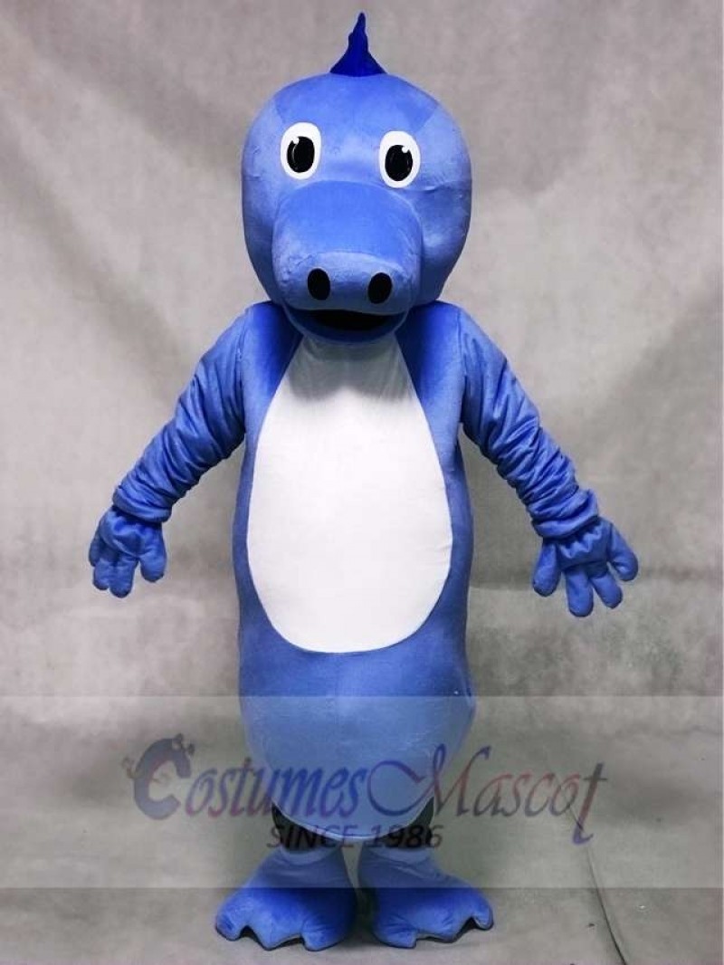 Cute Blue Henry Seahorse Mascot Costumes 