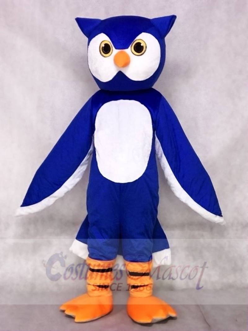 Blue Owl Mascot Costumes Animal