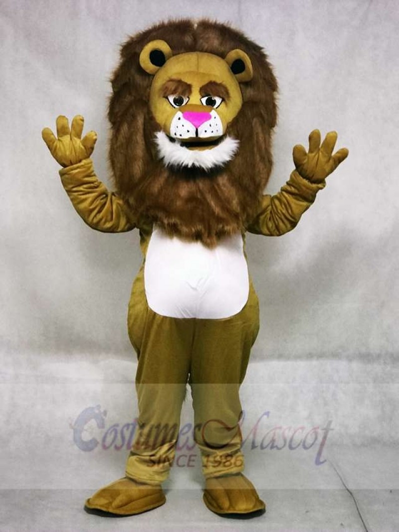 Fierce Wally Lion Mascot Costume 