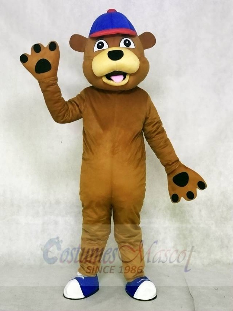 Happy Brown Bear Mascot Costumes Animal