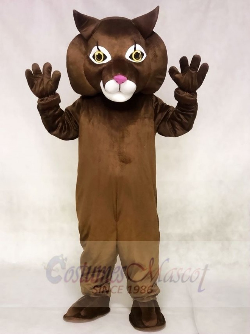 Cute Girl Wildcat Mascot Costumes Animal 