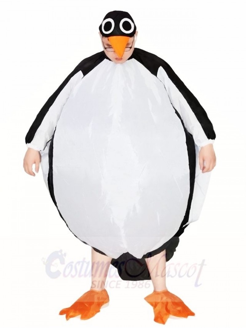 Penguin Bird Inflatable Halloween Christmas Costumes for Adults