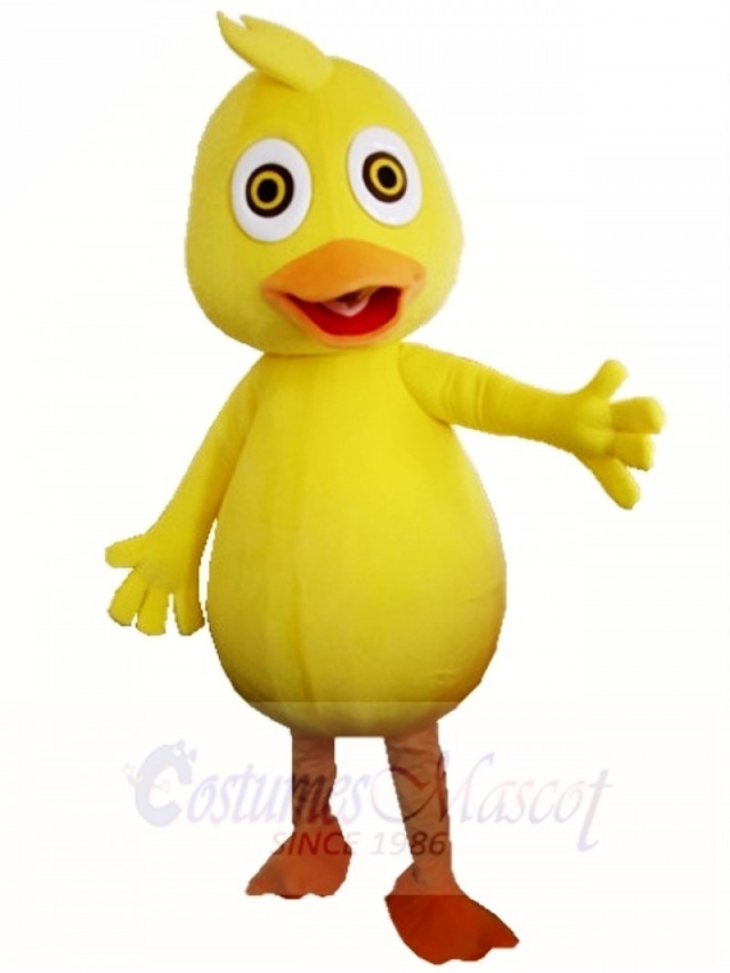 Yellow Duck Mascot Costumes Animal Poultry