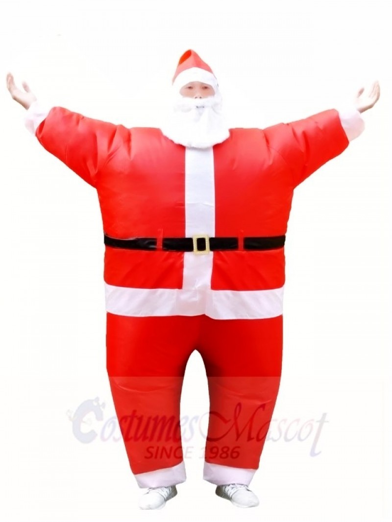 Santa Claus Inflatable Halloween Christmas Xmas Costumes for Adults