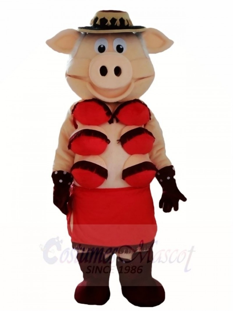 Puppets Striptease Strip Pig Swinish Mascot Costumes Animal