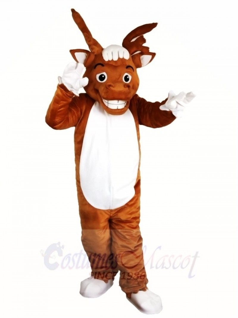 Brown Elk Wapiti Moose Mascot Costumes Animal