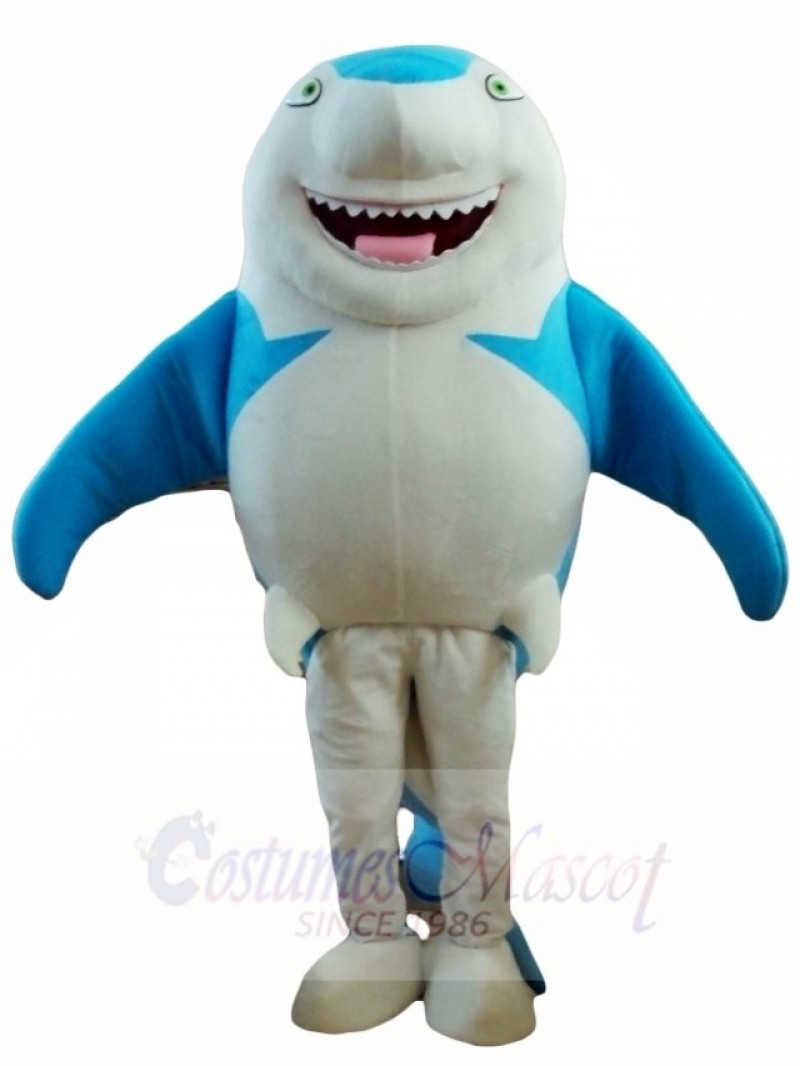 Blue Smile Shark Mascot Costumes Sea Fish Animal Ocean