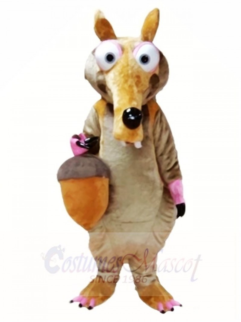  Ice Age Scrat Saber-toothed Squirrel Mascot Costumes Animal