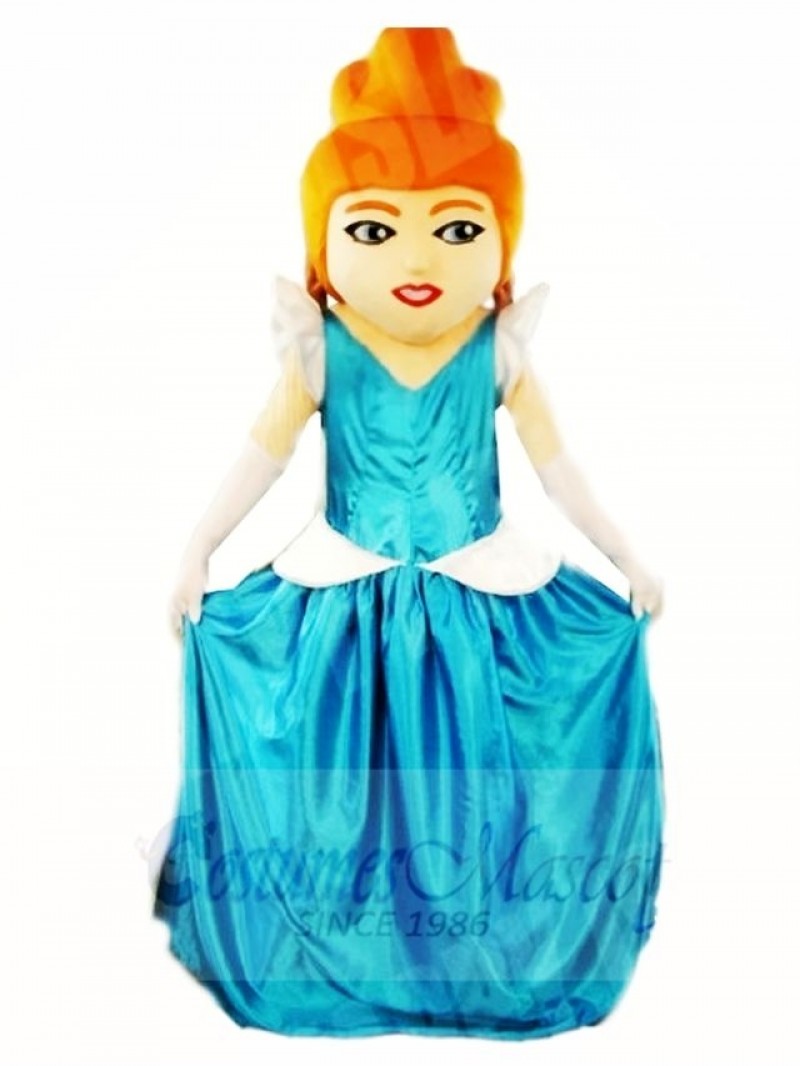 Cinderella Mascot Costumes Cartoon 