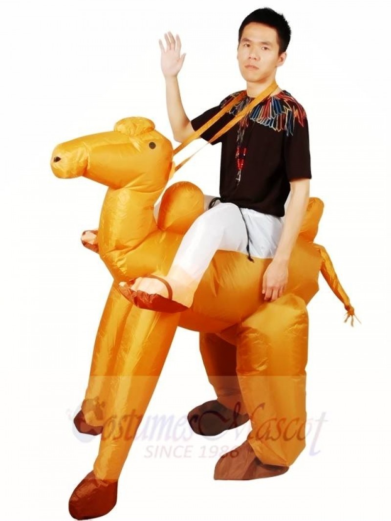 Ride on Camel Inflatable Halloween Christmas Costumes for Adults