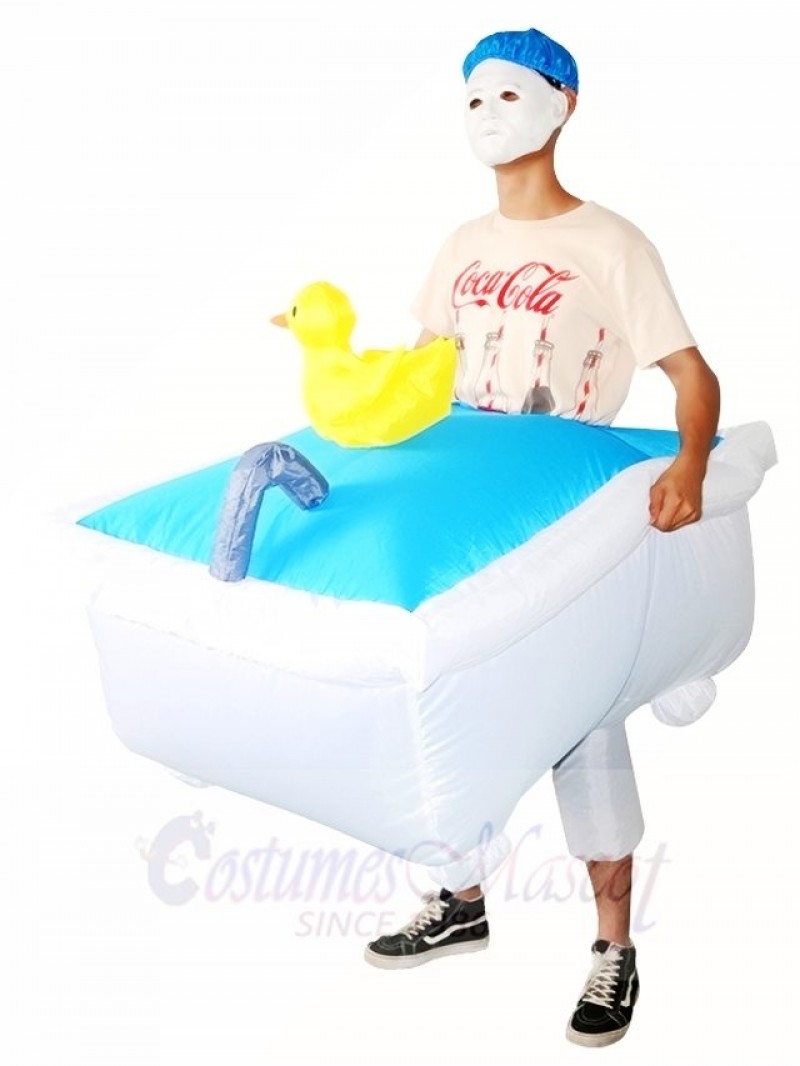 Bathtub Swimming Pool Carry on Inflatable Halloween Xmas Costumes for Adults