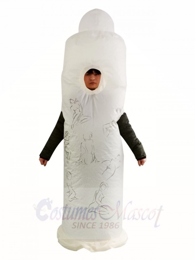 Condom Inflatable Halloween Blow Up Costumes for Adults